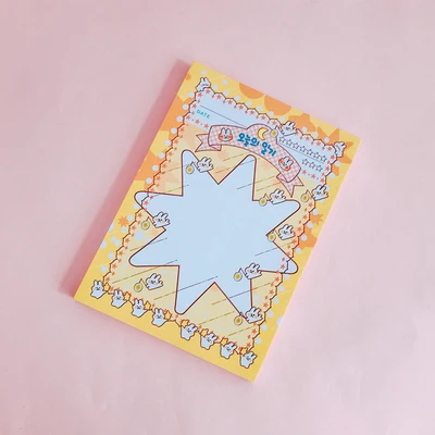E 80 листов Kawaii хлеб кролик дневник-блокнот для заметок DIY планировщик блокнот милый канцелярский школьный офисный поставка Детский подарок - Цвет: E
