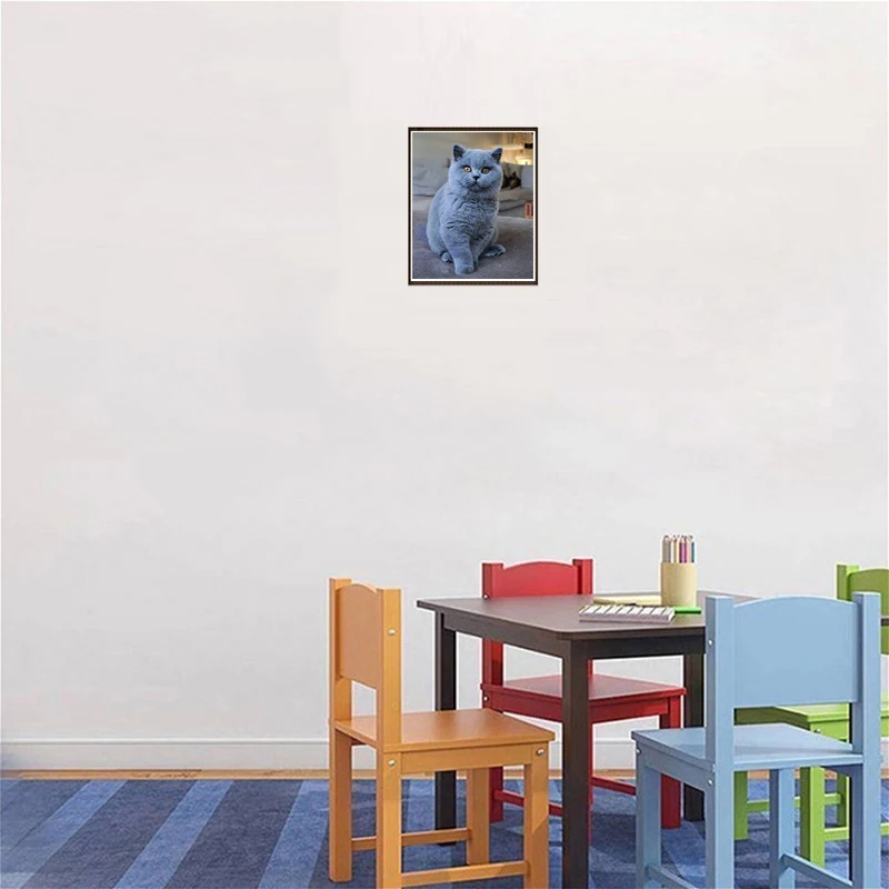 5D алмазная живопись вышивка крестиком кошка животное своими руками полностью