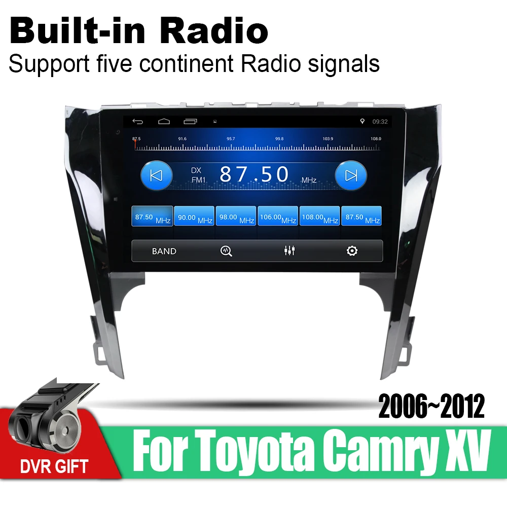 ZaiXi Android автомобильный 2 din Мультимедиа GPS навигация для Toyota Camry XV 2006 ~ 2012 vedio стерео