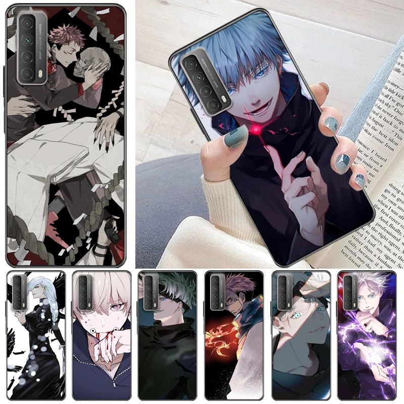 

Jujutsu Kaisen Fushiguro Megumi Satoru Gojo Sukuna Yuji Itadori Phone Case For Huawei P Smart Z 2019 2021 Funda Coque Carcasa