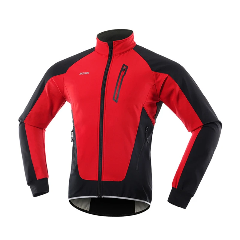 

Зимняя велосипедная куртка ARSUXEO, теплая флисовая одежда для горного велосипеда, ветрозащитная Водонепроницаемая Джерси для дорожного вело...