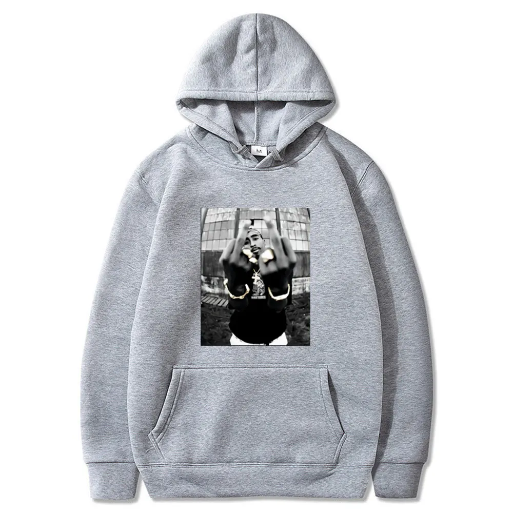 Худи Rapper 2PAC TUPAC для мужчин и женщин модная толстовка с капюшоном детская одежда