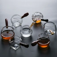 household glass fair cup set thickened male cup heat resistant side handle tea splicer large kung fu tea set accessories