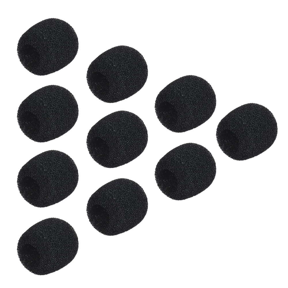 Andoer мини отворот гарнитура микрофон ветровое стекло Пена крышка черный 10-Pack |