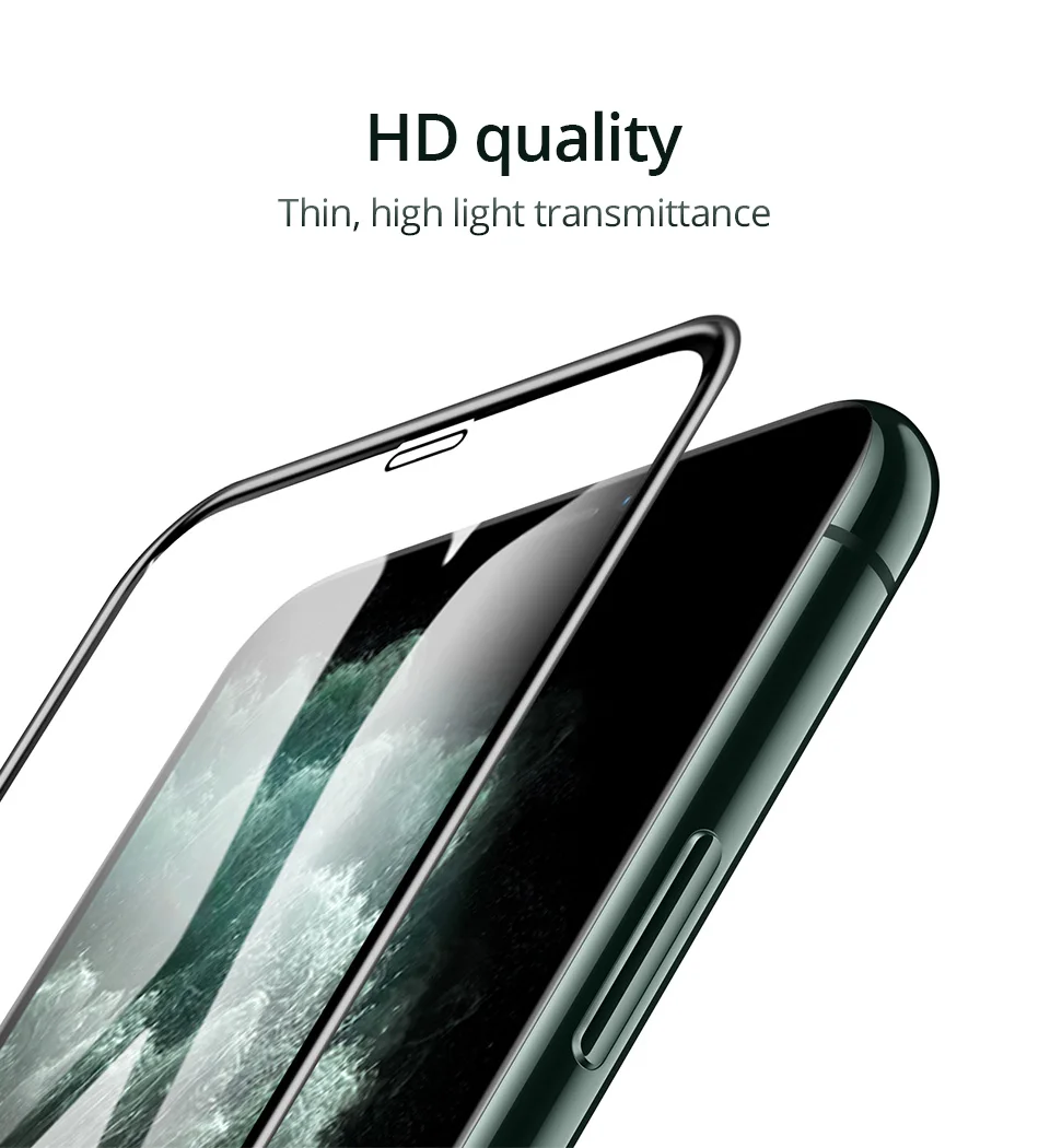 PZOZ закаленное стекло для iPhone 11 Pro X XS Max XR Plus, Защитная пленка для экрана телефона для iPhone11 Pro 5,8, 6,1, 6,5 полное покрытие стекла