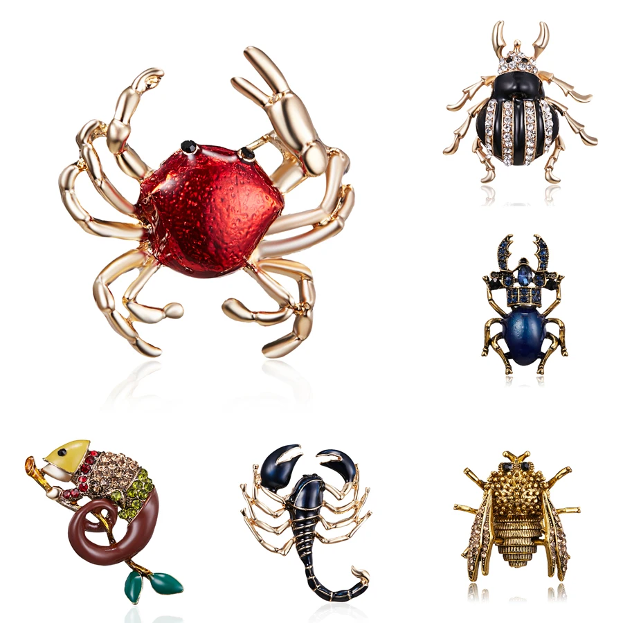 Модные украшения в виде кристаллов|Броши| |