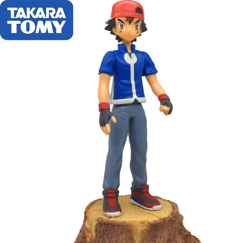 Подлинная фигурка Pokemon Pocket Monster Takara Tomy большой 12 см шарнир подвижная Ash Ketchum |