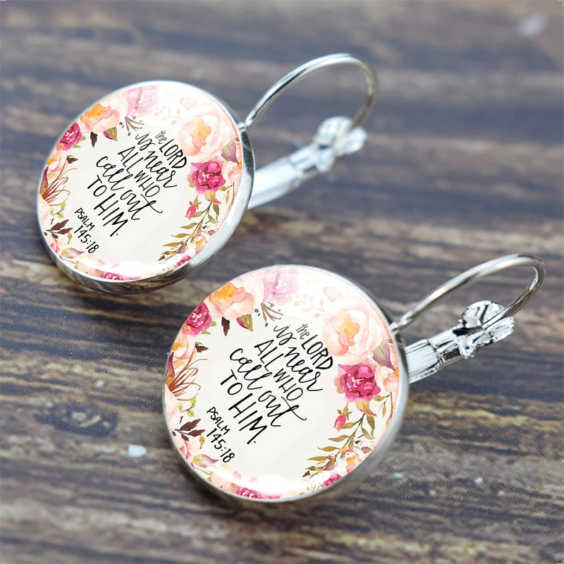 Женские библейские серьги Faith верующие серьги-подвески модные | Украшения и