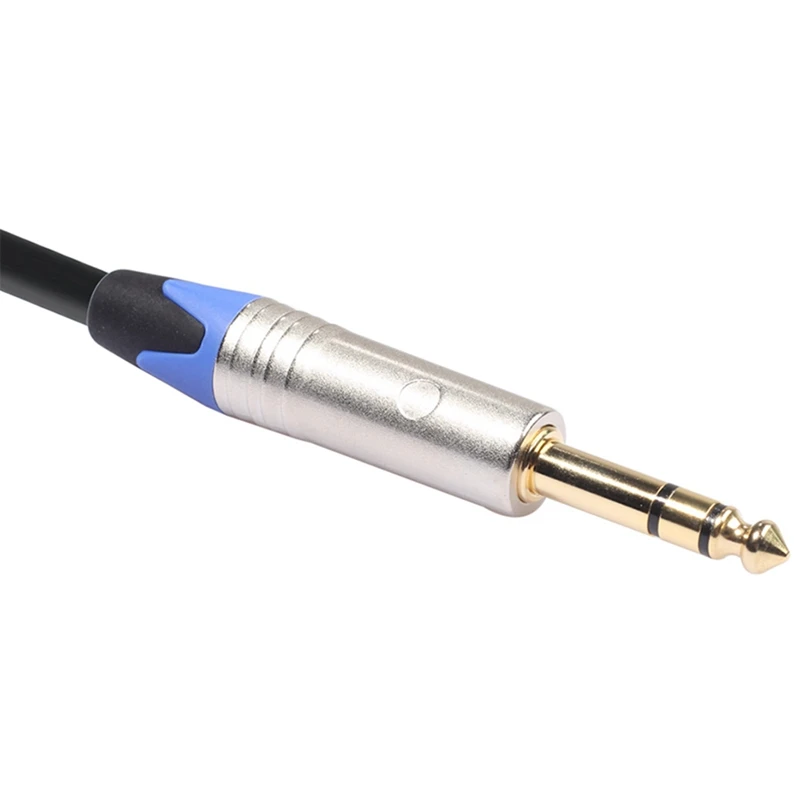 

Double Shielded Noise Reduction 3.5mm Revolution 6.35mm Large Three-Core Male Electric Guitar Speaker Cable