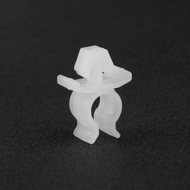 

20pcs White 8mm Plastic Hood Support Prop Rod Clips 65722-01E00 for Nissan