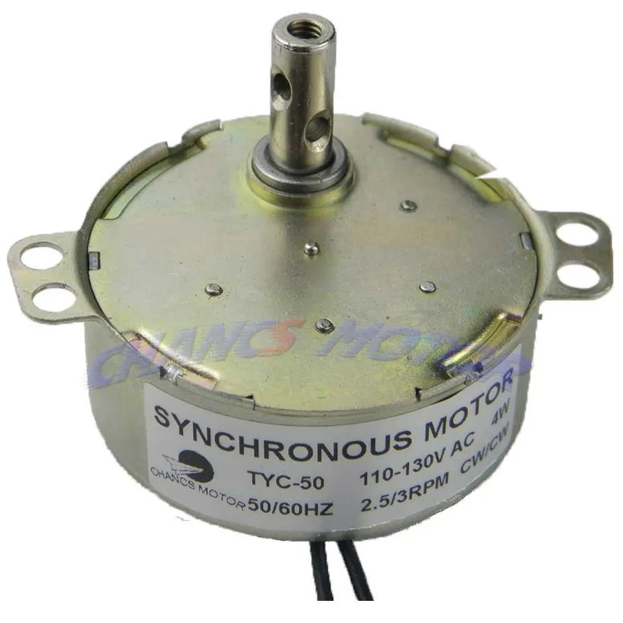 Инкубатор оборудование установки Двигатель инкубатора TYC-50 AC 110V 2,5/3 оборотов в минуту 4W 50/60Hz CW/CCW Для инкубатор поворот яиц