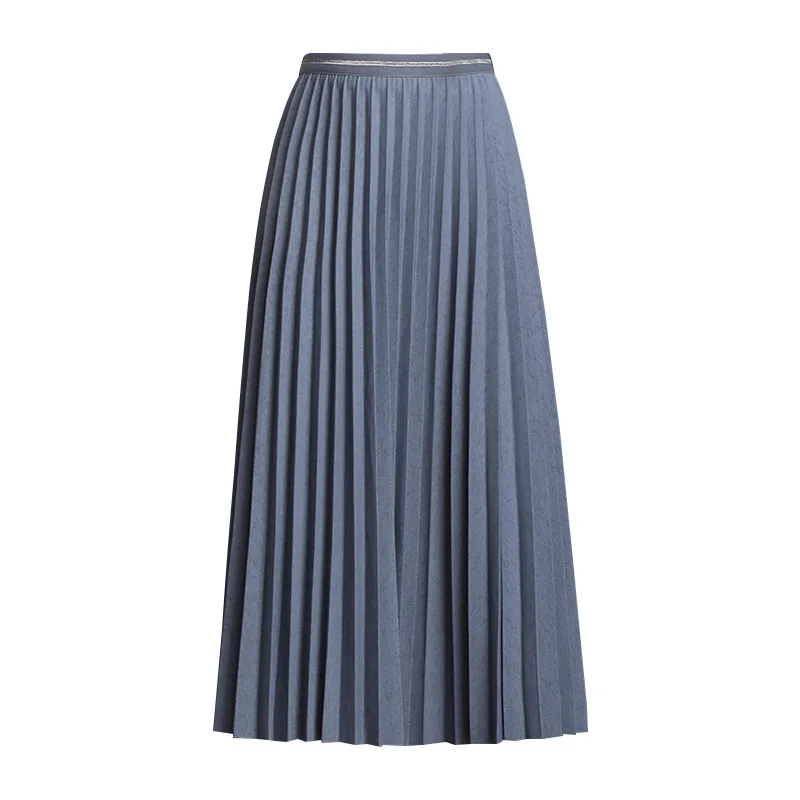 

2021 Fashion Half-Length Skirt Autumn Winter New Pleated Skirt Japan High Waist Slim Pleated Skirt Female
