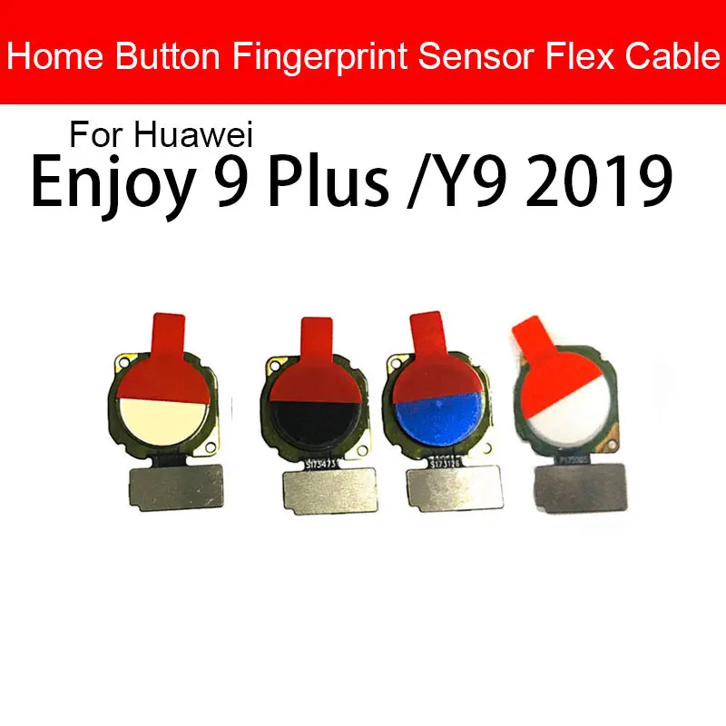 Шлейф кнопки Home для Huawei Enjoy 9 Plus Y9 2019 датчик распознавания отпечатков пальцев