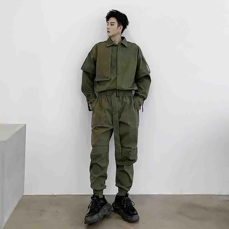 

Cool hip hop show suit loose fashion brand casual corset