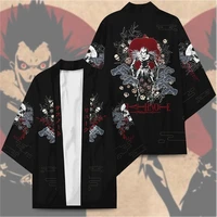 anime death note ryuk cosplay costume coat uniform cloak tops kimono haori shirt unisex
