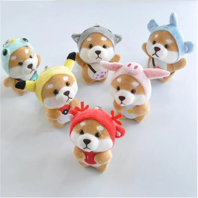 Новый стиль милый Косплей Shiba Лисья Секретная служба (Inu плюшевый брелок для