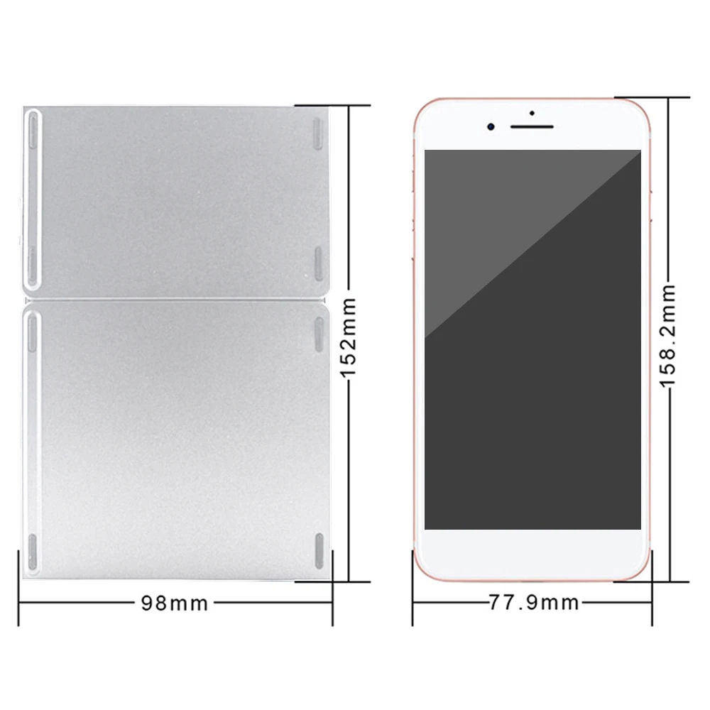 Складная беспроводная клавиатура BT карманный размер портативная мини с тачпадом