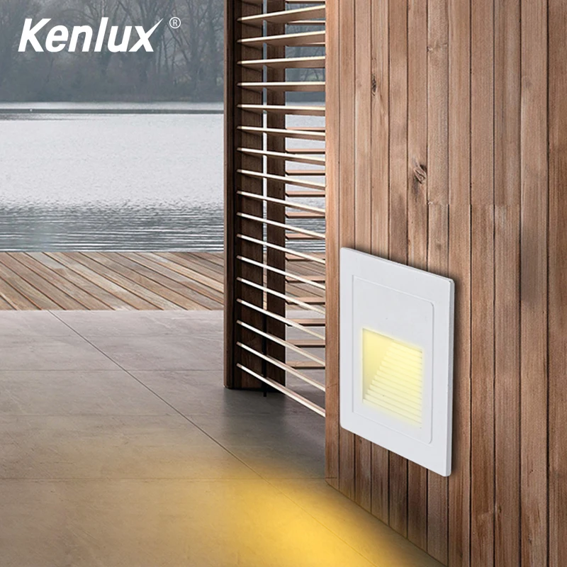 4 шт. квадратный светодиодный настенный светильник для лестницы 58 мм 86 | Освещение