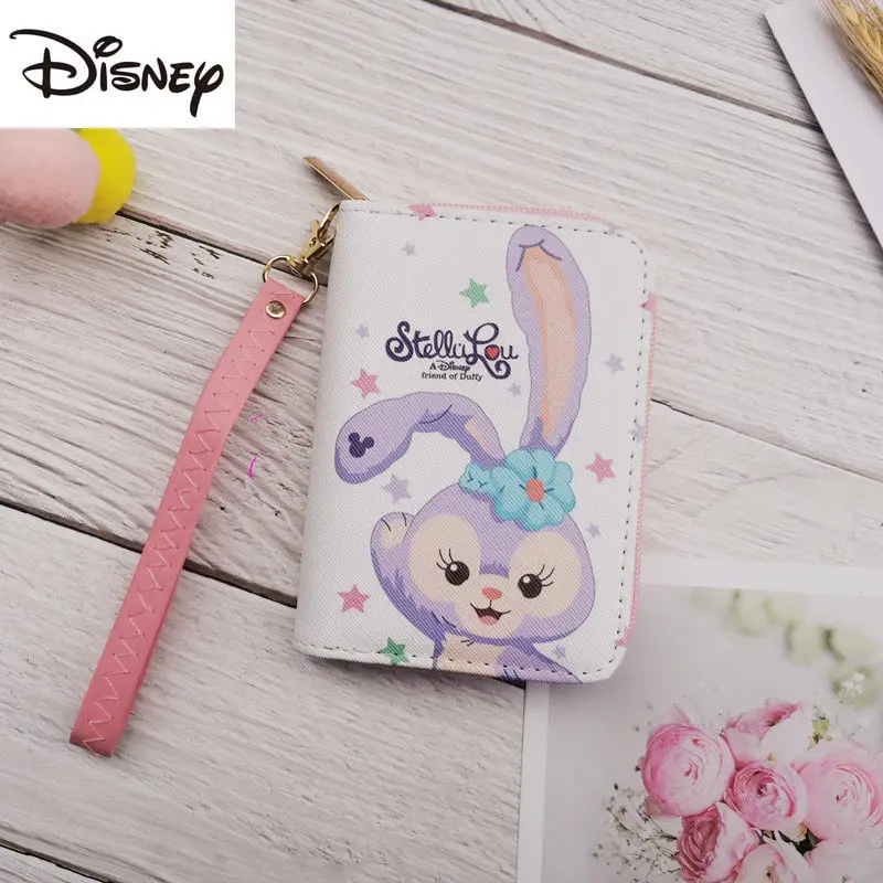 

Disney Cartoon Minnie New Luxury Ladies Wallet Short Pu Zipper Cute Clutch Fashion Multifunctional Durable Mini Coin Purse