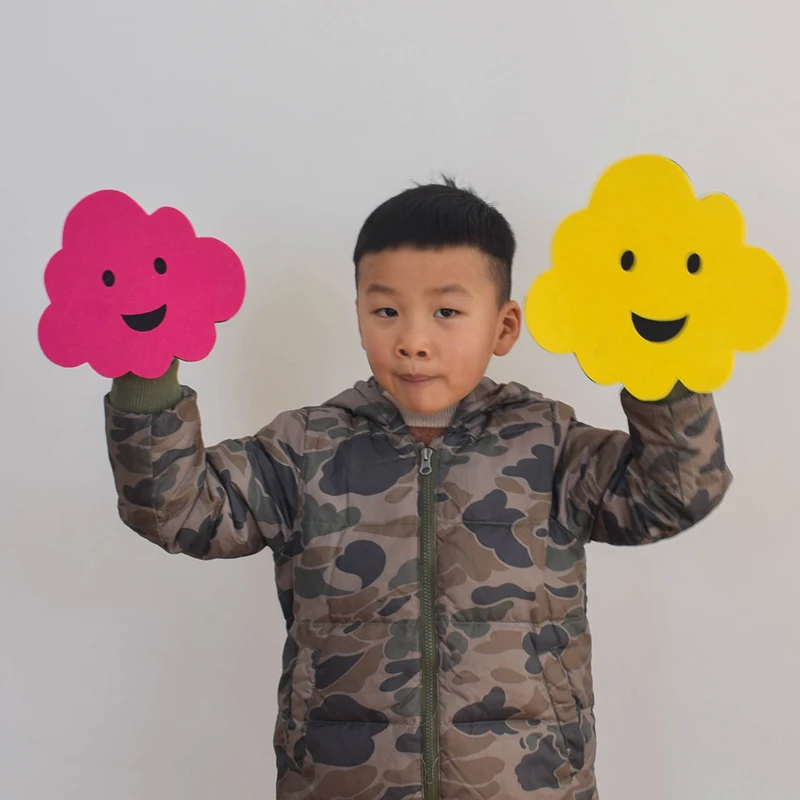 Детский сад 61 реквизит для танцев облако смайлик облачные игры детей выступлений