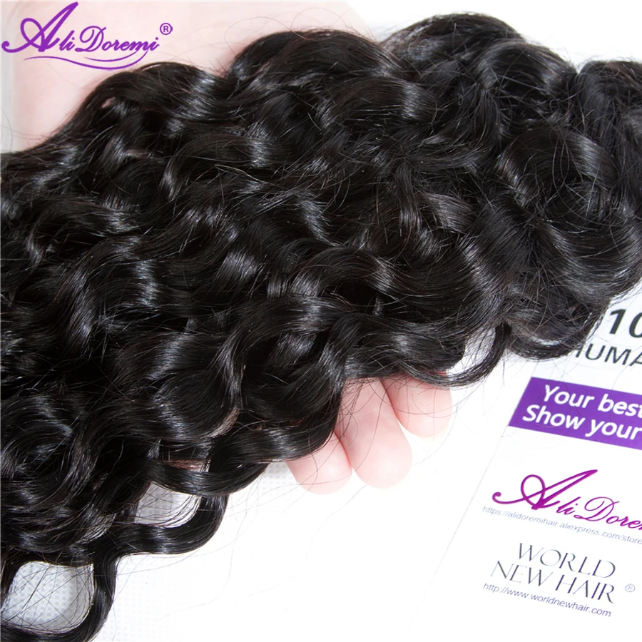 Alidoremi малазийские волнистые волосы натуральные черные человеческие в пучках