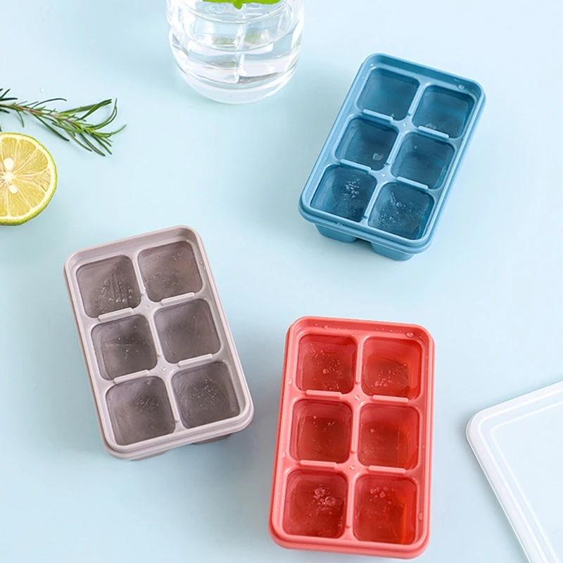 

Mini Ice Cube Trays Silicone with Lid Reusable Ice Cube Mold of 16 Cavity BPA Free Flexible for Whiskey Wine Cocktail