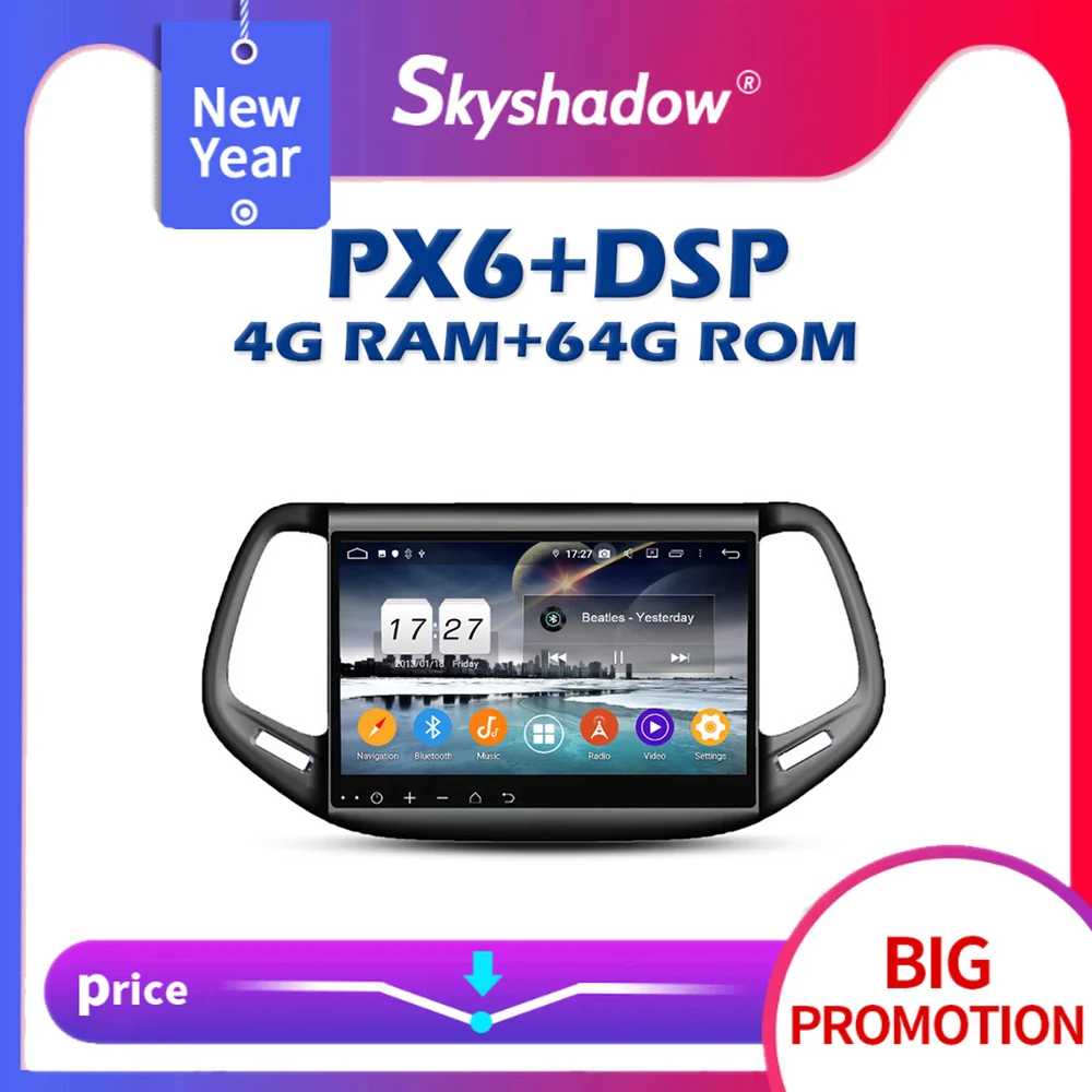 Автомобильный DVD-плеер PX6 DSP Android 11 4 Гб + 64 IPS видео GPS карта RDS радио AHD wifi Bluetooth 5 0 для