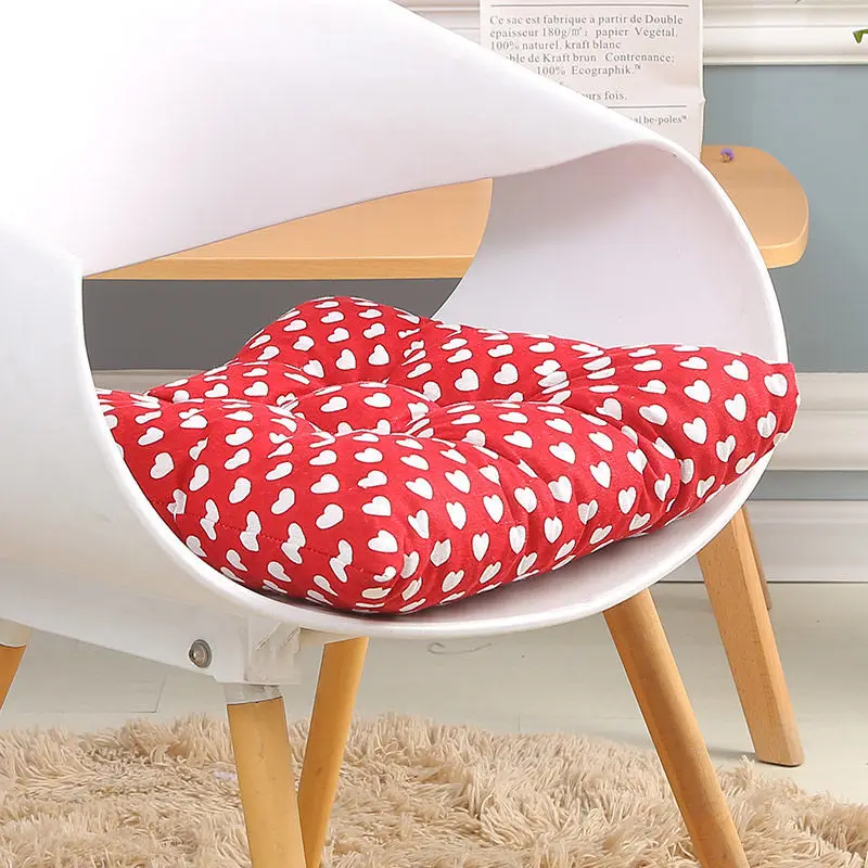 Подушка для офисного стула с маленьким сердцем искусственная кожа подушка
