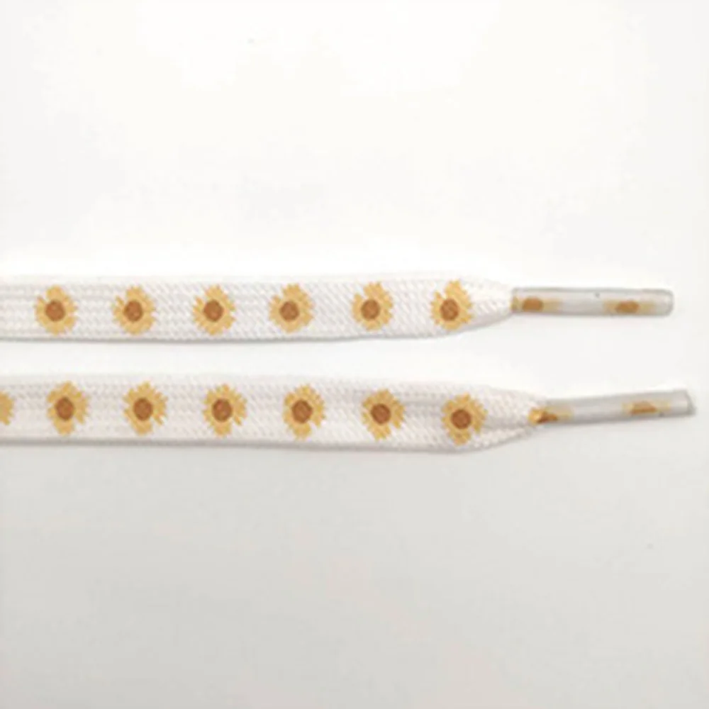 

Daisies Shoelaces Cartoon Printing Fashion Women Men Shoes Laces High-top Canvas Sneakers Shoelace Sports Shoelaces