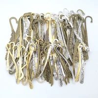 hot sale metal bookmark mixed charm pendant antique bronze bracelet necklace handmade jewelry making wholesale diy accessories