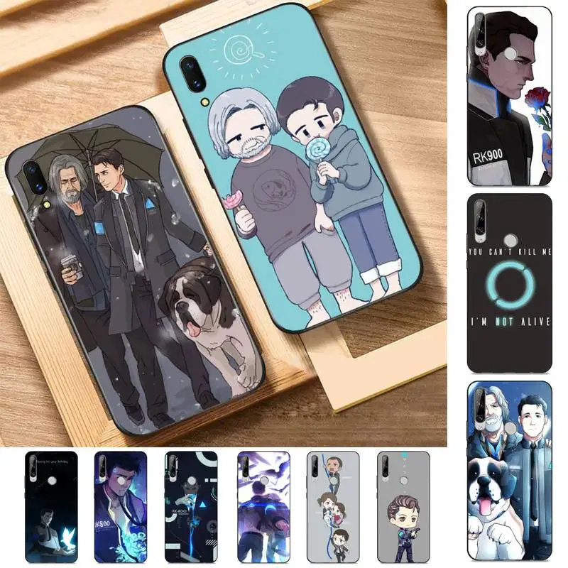 

Detroit Become Human Phone Case for Huawei Y 6 9 7 5 8s prime 2019 2018 enjoy 7 plus