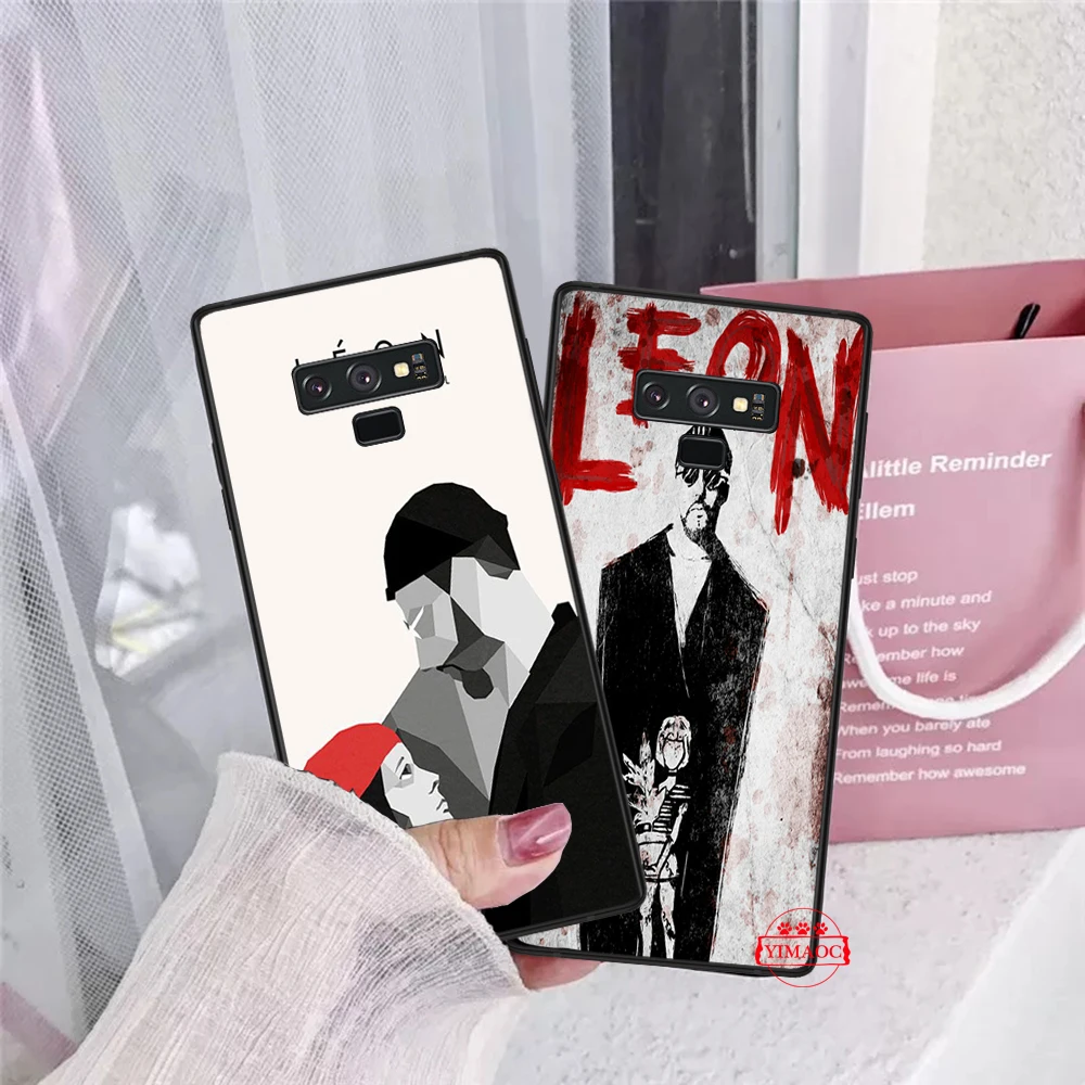 Leon Matilda Natalie Portman Silicone Soft Case for Samsung S6 S7 Edge S8 S9 S10 Plus Note 8 9 10 M10 M20 M30 M40 |