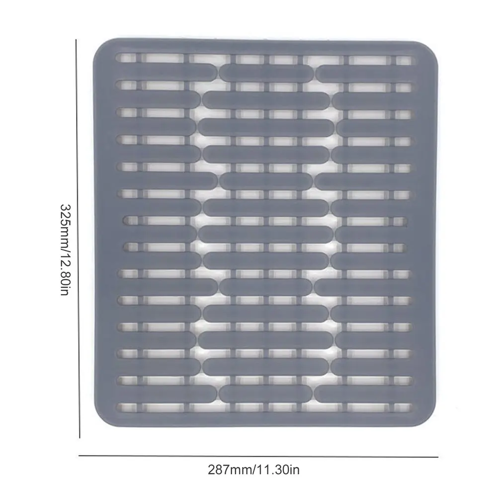 

Silicone Sink Mat Heat-resistant And Washable Multifunctional Drain Mat Non-slip Insulation Storage Mat Kitchen Gadget