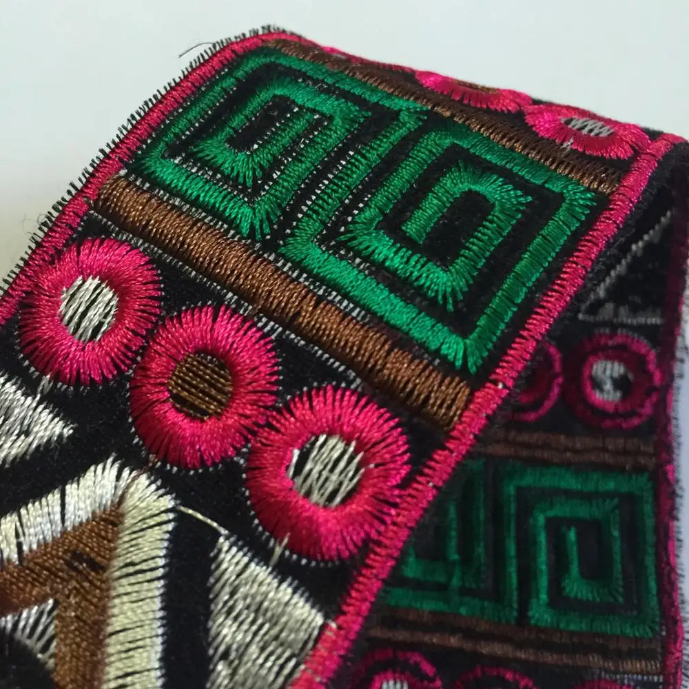 

4.8cm high quality nation style embroidered lace ribbon,embroidery ribbon,XERY191212A