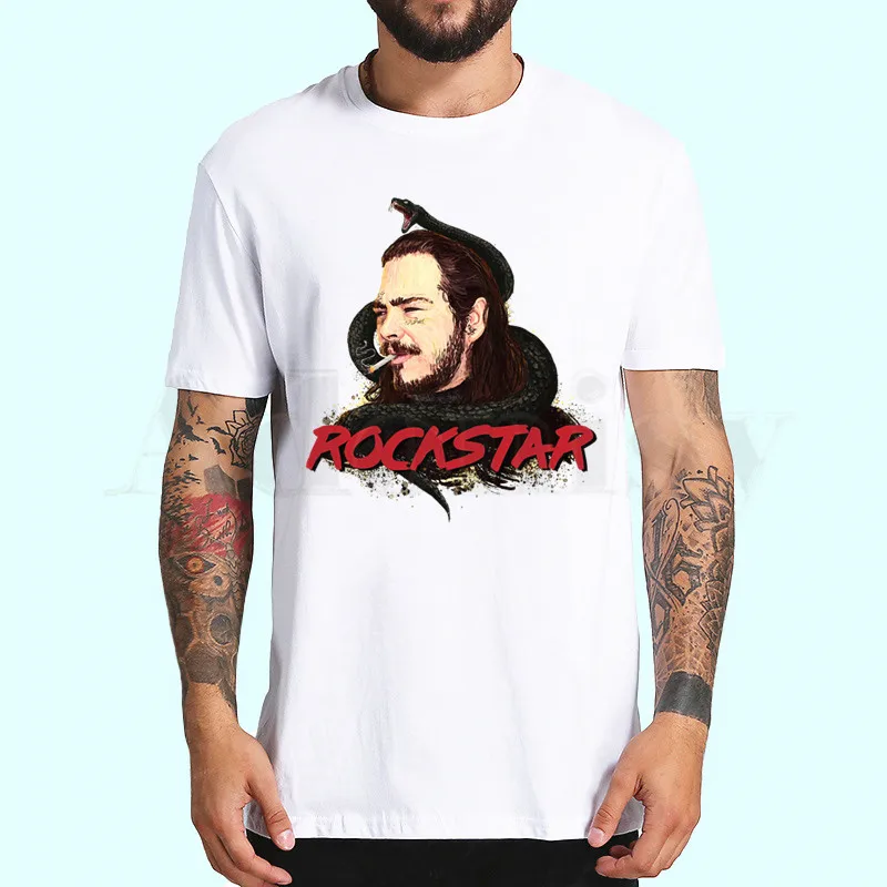 Новинка модная футболка Post Malone в стиле хип хоп для мужчин и женщин футболки
