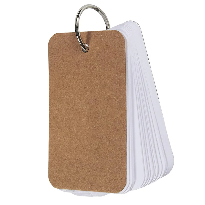 Флэш-карты с кольцами для связывания 8-Pack 400-Piece учебные карты мини-карты