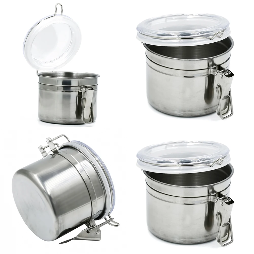 Герметичные банки из нержавеющей стали домашний чайный кофейный контейнер для
