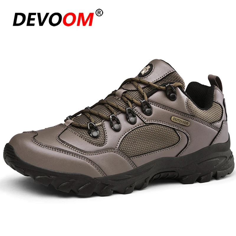 Туристические ботинки 2019 года для походов по горам, открытых пространств и охоты, водонепроницаемые, для треккинга и спортивных прогулок, кроссовки для мужчин, размер EU 49.