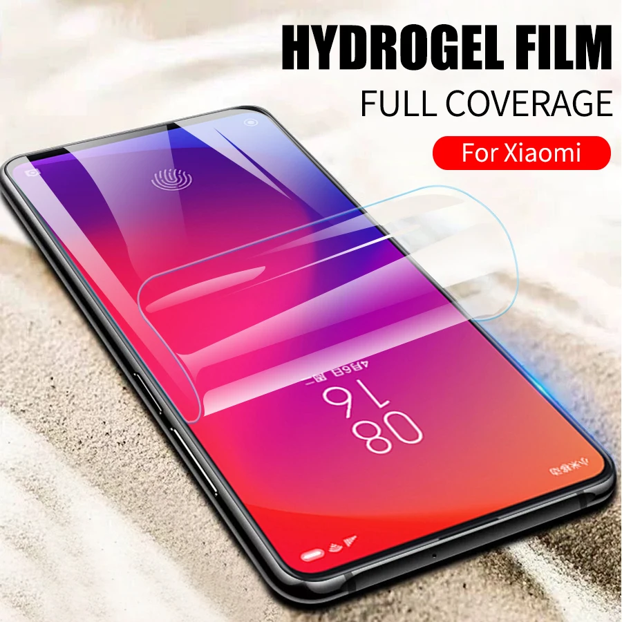 3D изогнутая Гидрогелевая пленка с полным покрытием для Xiaomi Redmi Note 8 7 6 Pro 8T CC9e