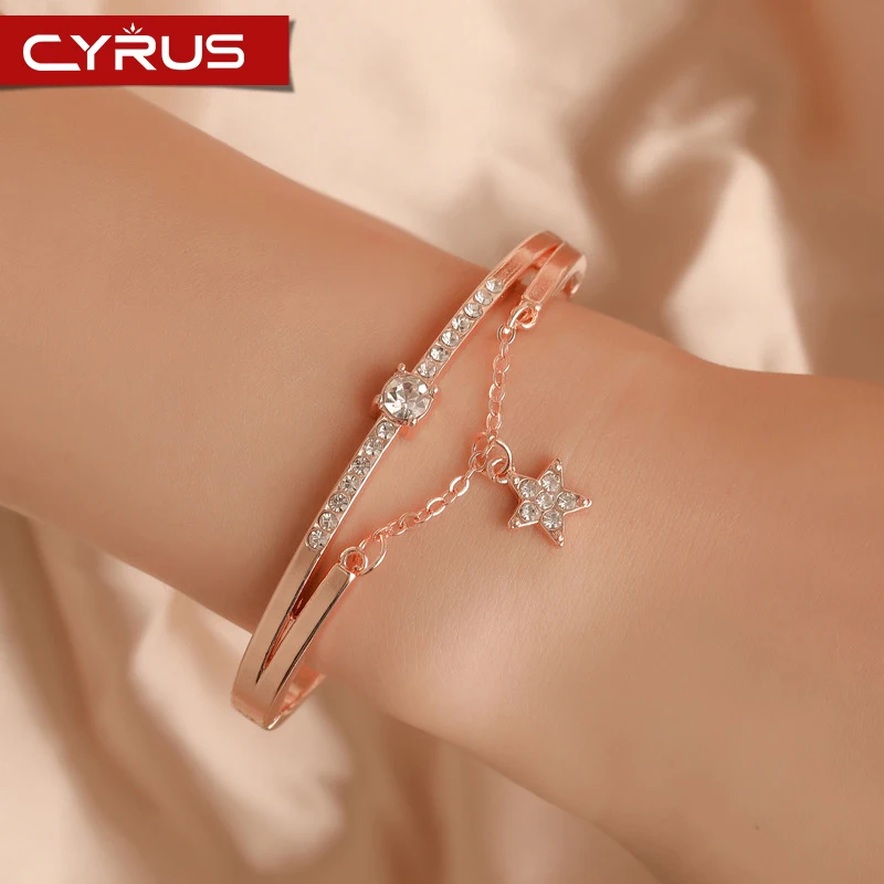 Женский металлический браслет с подвеской в виде пентаграммы|Браслеты шармами| |