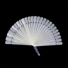 Пластина для ногтей 32 цветов, шаблон, пластина в форме сектора, палитра лаков для ногтей, набор для отображения цвета ногтей на выбор