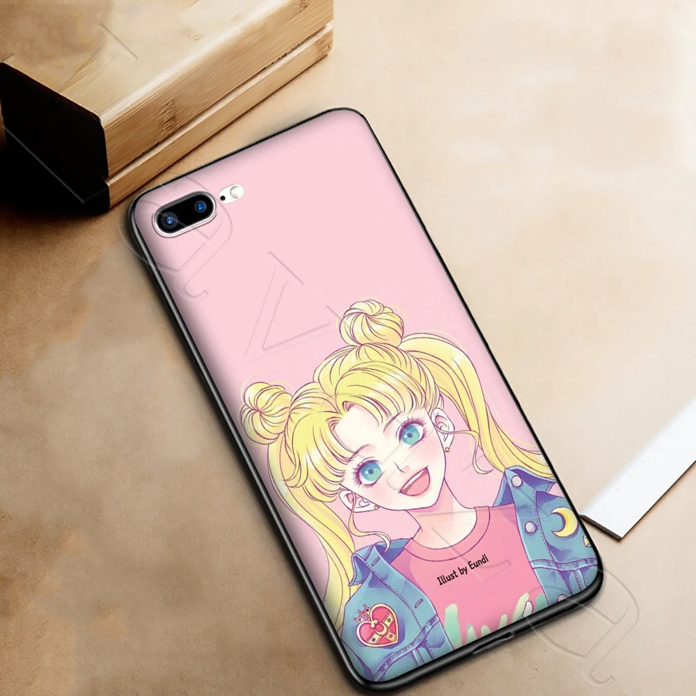 Lavaza японское аниме Kawaii Сейлор Мун Мягкий чехол из ТПУ для iPhone 12 Mini 11 Pro XS Max XR X 8 7 6 6S