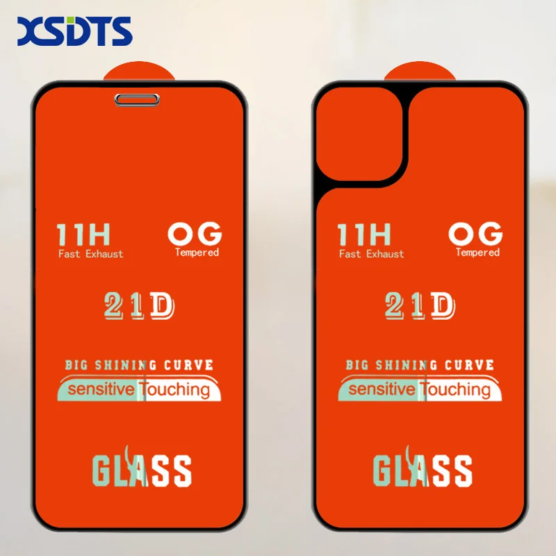 Переднее и заднее закаленное стекло XSDTS 21D для iPhone 11 Pro XS Max X XR 6 6s 7 8 Plus защита экрана