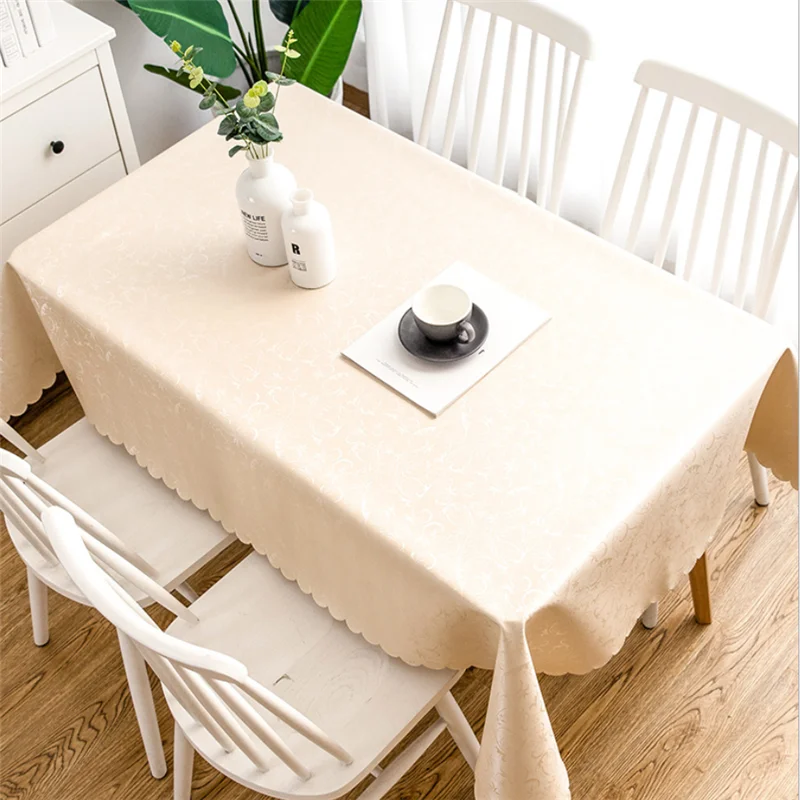 

Nordic tablecloth household waterproof table mat kitchen table oil proof tablecloth outdoor leisure table mat