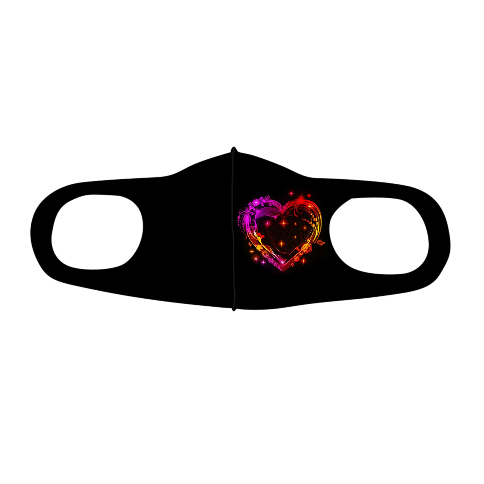 

1PC Adult's Valentine's Day Prints Protection Face Mask Washable Earloop Mask Mascarilla reutilizable Headband Masken masques