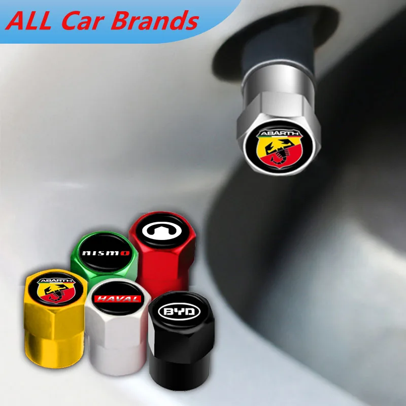 

4pcs Car Tire Valve Cover Colorful Protection Caps Tools For Skodas Octavia 2 3 A7 Rapid Kodiaq Fabia Superb Kamiq Accessories