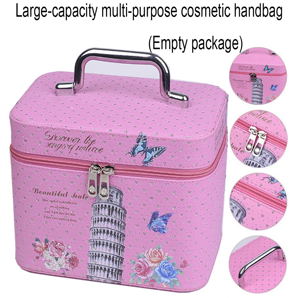 Malet&iacute;n de pinturas con diamantes de gran capacidad, caja de almacenamiento port&aacute;til, varios estilos, multiusos, para cosm&eacute;ticos, nueva y a la moda-4