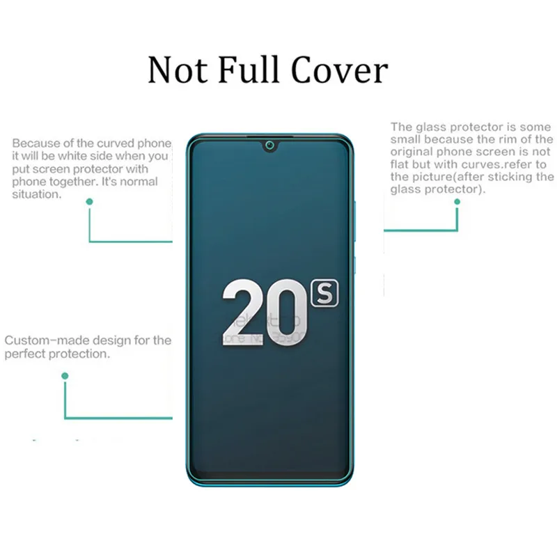 Закаленное стекло для объектива камеры 2-в-1 huawei honor 20 s mar-lx1h 6 15 защита экрана на