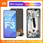 100% протестированный экран для Xiaomi Poco F3, ЖК-дисплей, сенсорный экран, дигитайзер, панель для Xiaomi Poco F3  F3 Pro M2012K11AG LCD