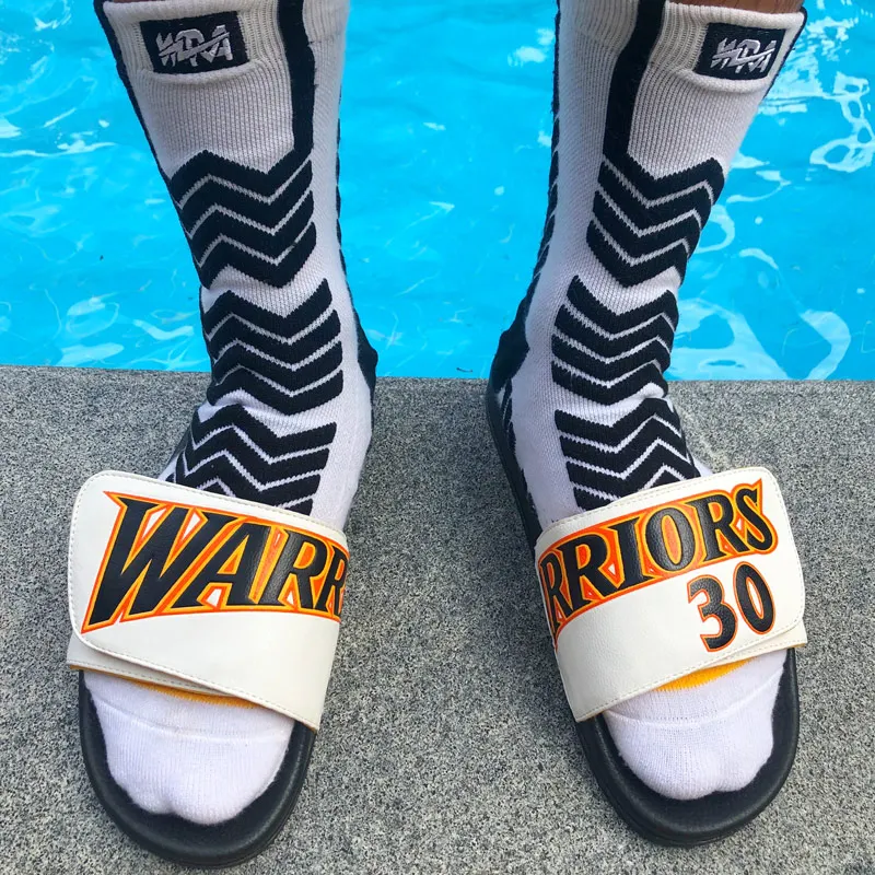 Шлепанцы WNR AJ унисекс Нескользящие для баскетбола пляжные сандалии с карри